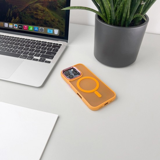 Magnetic Collection MagSafe iPhone 16 Pro Case - Orange