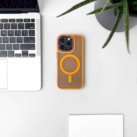 Magnetic Collection MagSafe iPhone 16 Pro Case - Orange
