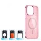 Glitter Case MagSafe for iPhone 16 Pro - pink with glitter