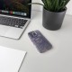 Glitter Case MagSafe for iPhone 16 Pro Max - purple with glitter