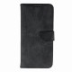Leather Book Case for iPhone 16 - black