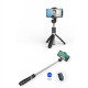 Tech-Protect L01S Bluetooth Selfie Stick with Tripod up to 70cm - Black