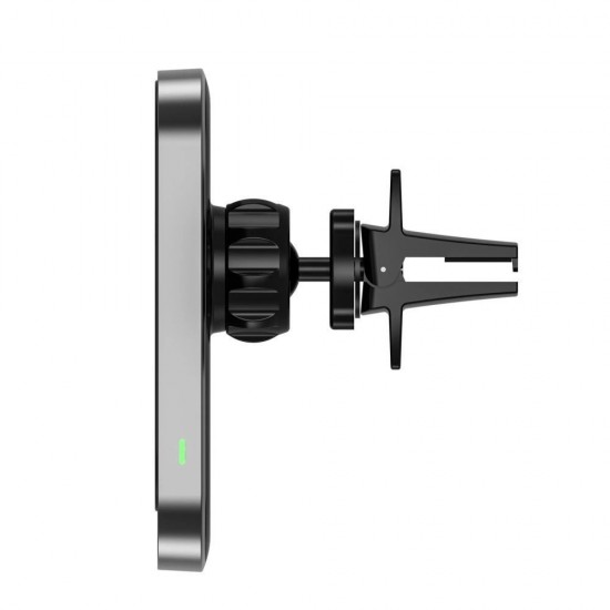 Tech-Protect CW19 MagSafe magnetic car holder with 15W inductive charger for air vent - black