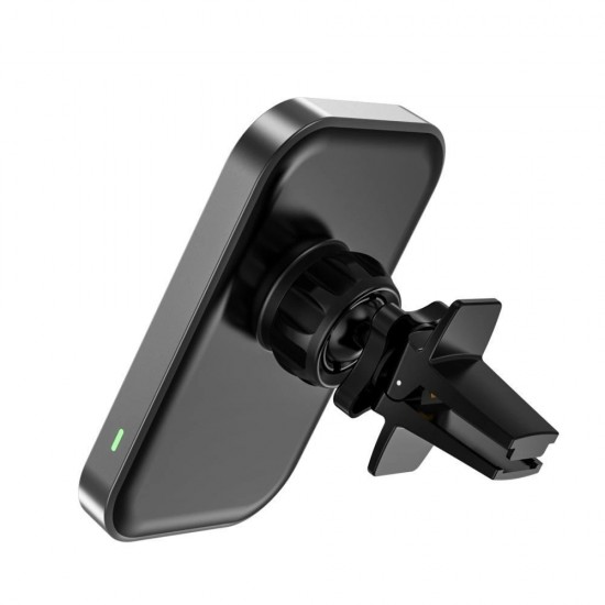 Tech-Protect CW19 MagSafe magnetic car holder with 15W inductive charger for air vent - black