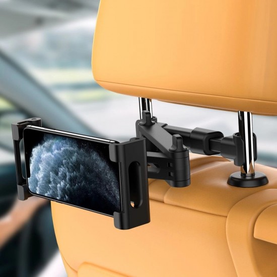 Tech-Protect V1 Telescopic Car Headrest Phone Holder - Black