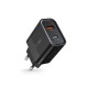 Tech-Protect C30W Charger USB-C PD 30W / USB-A QC 3.0 - Black