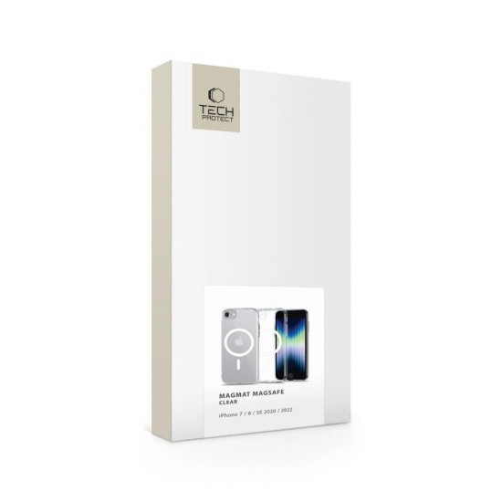 Tech-Protect MagMat MagSafe Case for iPhone 7 / 8 / SE 2020 / 2022 - Transparent