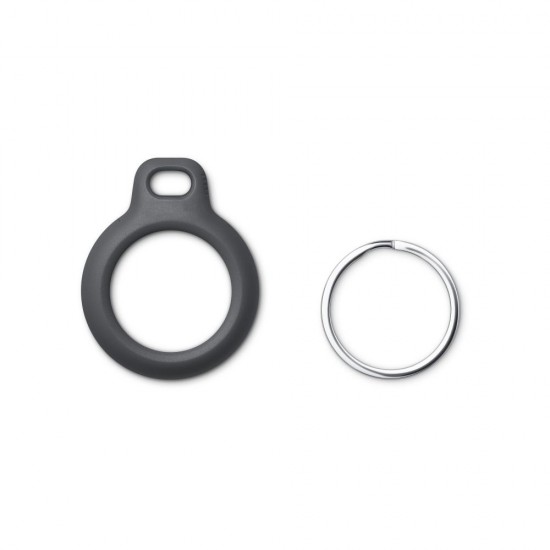 Tech-Protect Rough Case for Apple AirTag with Ring - Black