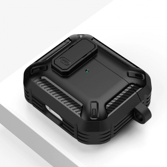 Tech-Protect X-Carbo Case for AirPods Pro 1 / 2 - Black