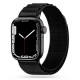 Tech-Protect Nylon Pro Strap for Apple Watch 4 / 5 / 6 / 7 / 8 / 9 / SE / Ultra 1 / 2 (42/44/45/49 mm) - Black