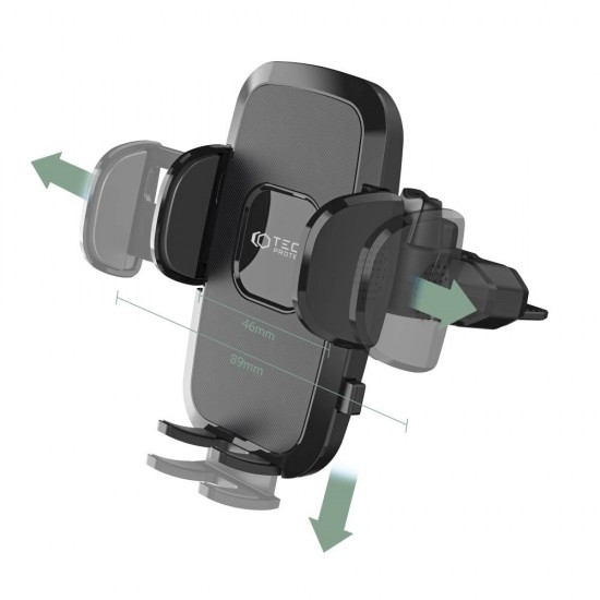 Tech-Protect V3 Car Phone Holder for CD Drive - Black