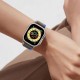 Tech-Protect Nylon Strap for Apple Watch 4/5/6/7/8/9/SE/Ultra 1/2 (42/44/45/49 mm) - Black & Orange