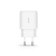 Tech-Protect C20W USB-C PD 20W / USB-A QC 3.0 Charger with USB-C / Lightning Cable - White