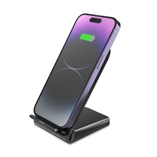 Tech-Protect QI15W-S2 inductive charger 15W in the form of a stand - black