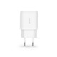 Tech-Protect C20W USB-C PD 20W / USB-A QC 3.0 charger with USB-C / USB-C cable - white