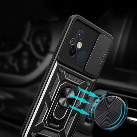 Tech-Protect CamShield Pro Case for Xiaomi Redmi 12C - Black