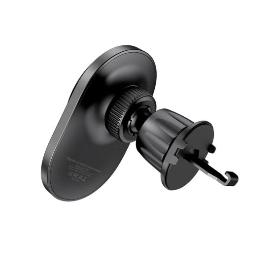 Tech-Protect MM15W-V1 Car Phone Holder with MagSafe 15W Inductive Charger for Air Vent - Black