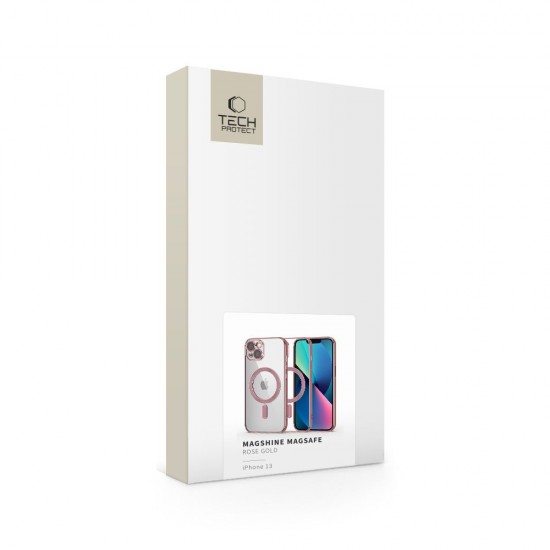 Tech-Protect MagShine Line MagSafe iPhone 13 Case - Pink