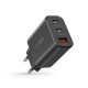 Tech-Protect NC30W charger 2x USB-C PD 30W / USB-A QC 3.0 - black