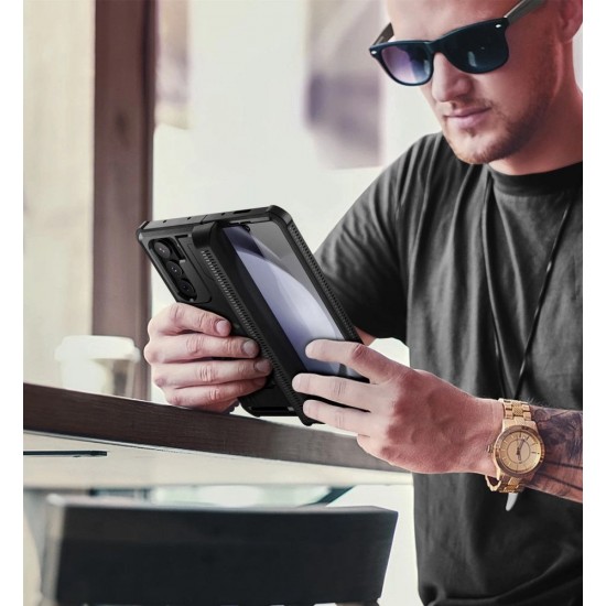 Tech-Protect Kevlar Pro Pen Case for Samsung Galaxy Z Fold 5 - Black