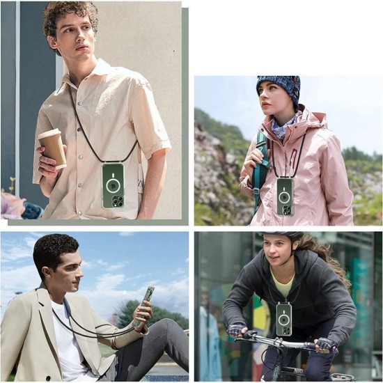 Tech-Protect FlexAir Chain Case with MagSafe for iPhone 15 Pro - Black/Beige