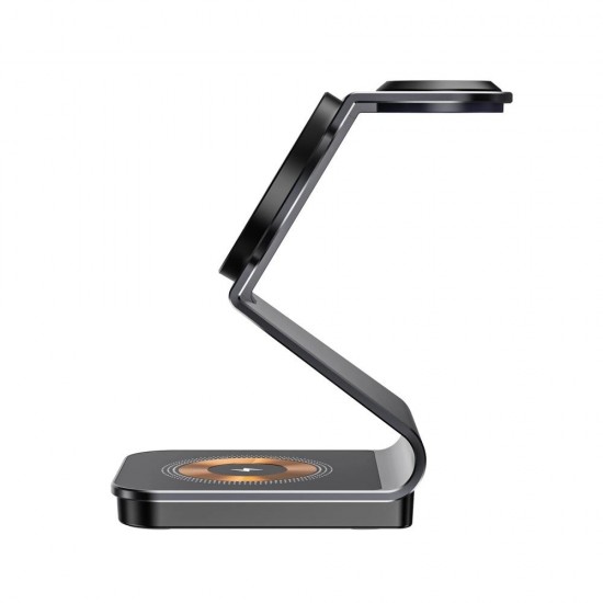 Tech-Protect QI15W-A29 3-in-1 Inductive Charger with MagSafe for Smartphone / Apple Watch / AirPods - Black