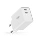 Tech-Protect C35W charger 2x USB-C PD 35W - white