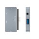 HUB Tech-Protect V6 4in1 USB-C - USB-A 3.0 / USB-C PD100W / HDMI / mini jack 3.5mm - gray