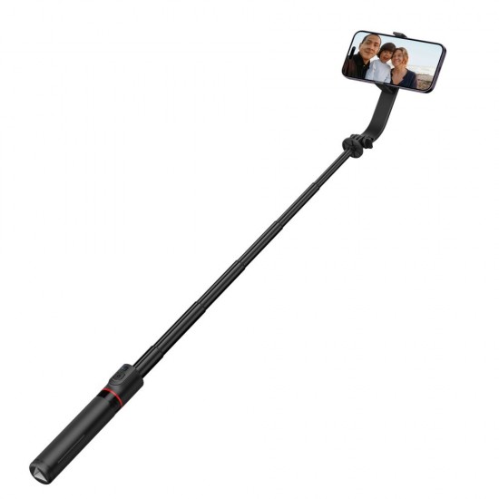 Tech-Protect L04S Bluetooth Selfie Stick with Tripod up to 95cm and 360 Head - Black