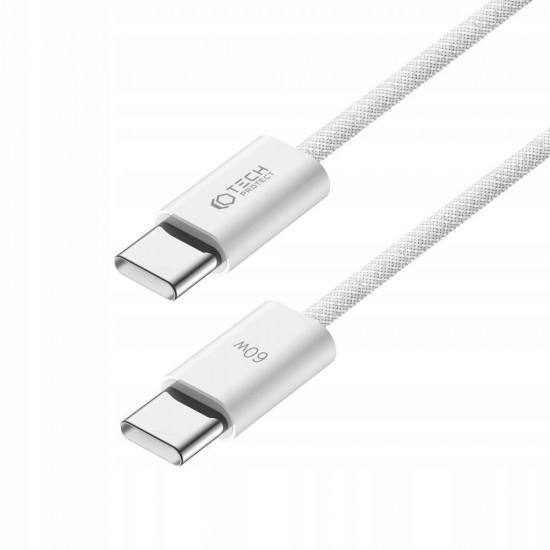 Tech-Protect UltraBoost Classic USB-C / USB-C PD cable 60W 3A 1m - white