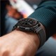 Tech-Protect Nylon Strap for Garmin Fenix 3 / 5X / 3HR / 5X Plus / 6X / 6X Pro / 7X - Black-Orange