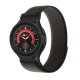Tech-Protect Nylon Strap for Samsung Galaxy Watch 4/5/5 Pro/6/7/FE - Black & Orange