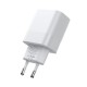 Tech-Protect C20W 2x USB-C PD 20W charger with USB-C / USB-C cable - white