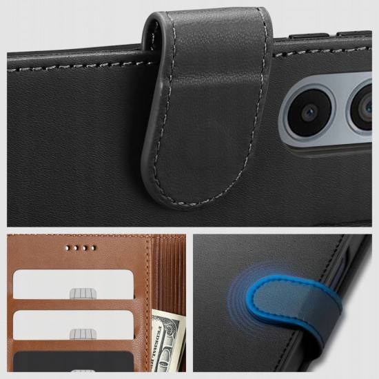 Tech-Protect Wallet Case for Samsung Galaxy M15 5G - Black
