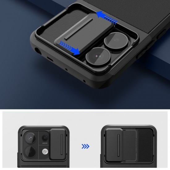 Tech-Protect Velar Cam+ Case for Xiaomi Redmi Note 13 Pro 5G / Poco X6 5G - Black
