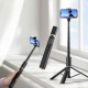 Tech-Protect L08S Bluetooth Selfie Stick with Remote Control, Tripod up to 141cm - Black