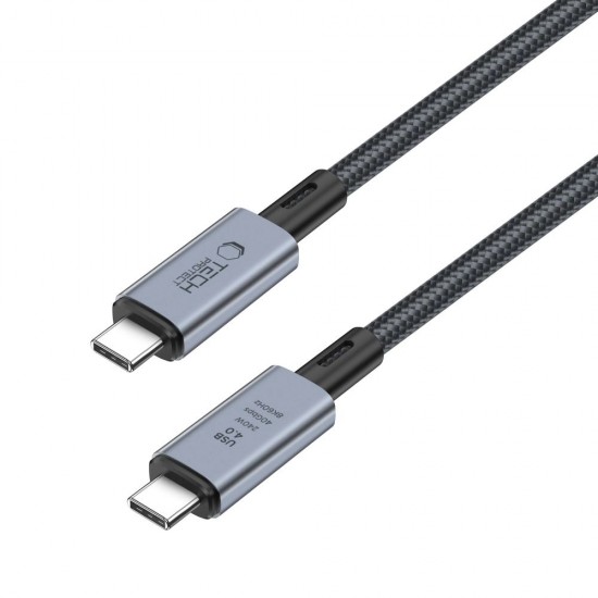 Tech-Protect UltraBoost Max USB-C 4.0 / USB-C 4.0 PD 240W 8K 40Gbps 2m cable - gray
