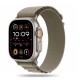 Tech-Protect Nylon Pro Strap for Apple Watch 4 / 5 / 6 / 7 / 8 / 9 / SE / Ultra 1 / 2 (42/44/45/49 mm) - Titanium Olive