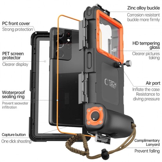 Tech-Protect Waterproof Case IPX8 for 4.7-6.7