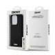 DKNY 3D Rubber Repeat Pattern case for iPhone 15 Pro - black