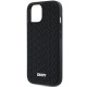 DKNY 3D Rubber Repeat Pattern case for iPhone 15 Plus - black