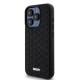 DKNY 3D Rubber Repeat Pattern case for iPhone 15 Pro Max - black