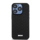 DKNY 3D Rubber Repeat Pattern case for iPhone 15 Pro Max - black