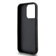 DKNY 3D Rubber Repeat Pattern case for iPhone 15 Pro Max - black
