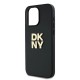 DKNY Wrist Strap Stock Logo case for iPhone 15 Pro Max - black