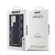 DKNY Leather Checkered Mono Pattern MagSafe Case for Samsung Galaxy S24 Ultra - Black
