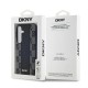 DKNY Leather Checkered Mono Pattern MagSafe case for Samsung Galaxy S24+ - black