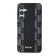 DKNY Leather Checkered Mono Pattern MagSafe case for Samsung Galaxy S24 - black