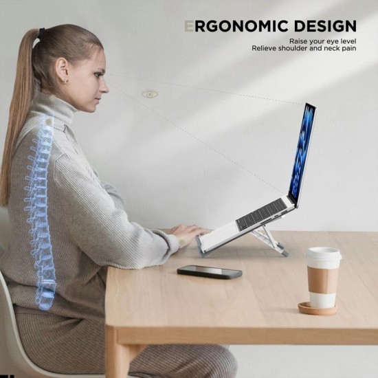 Tech-Protect ULS300 Laptop Stand - Silver