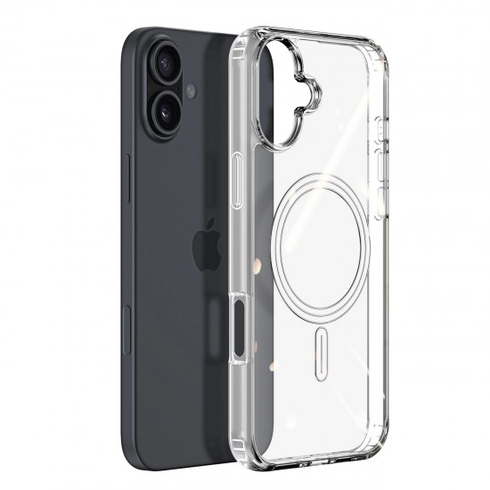 Dux Ducis Clin Mag case with MagSafe for iPhone 16 - transparent